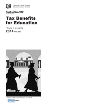 IRS Publication 970 Tax Benefits for Education