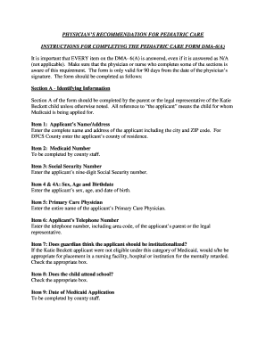 Physician's Recommendation for Pediatric Care