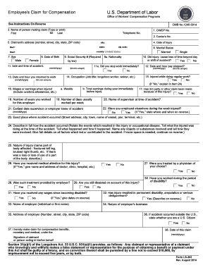 Employee's Claim for Compensation