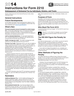Form 2210 Instructions