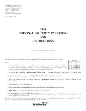Kentucky Tangible Personal Property Tax Return