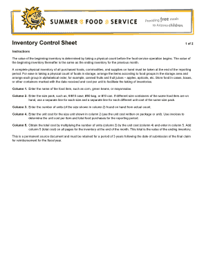 physical inventory count instructions - Fillable & Printable Resume