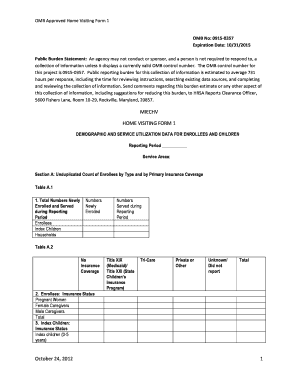 Home Visiting Form 1