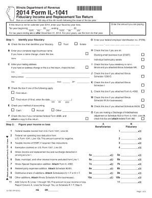 Illinois Fiduciary Income and Replacement Tax Return