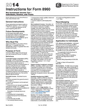 Instructions for Form 8960