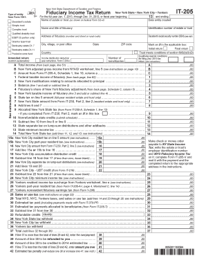 New York State Fiduciary Income Tax Return