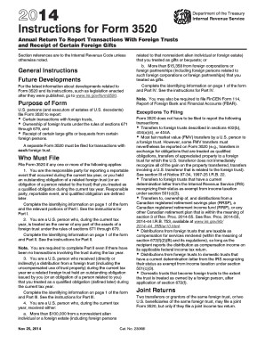 Instructions for Form 3520