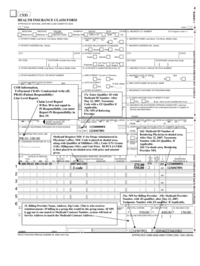 Health Insurance Claim Form