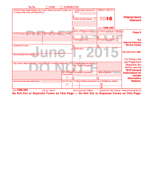 IRS Form 1099-OID