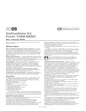 Instructions for Form 1099-MISC