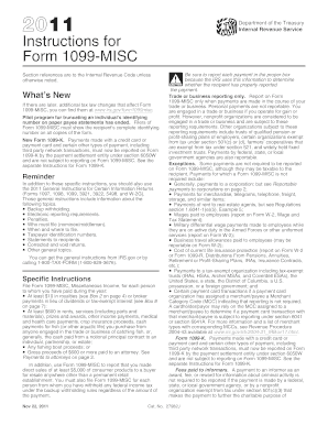 Instructions for Form 1099-MISC (2011)