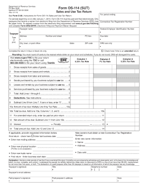 Connecticut Sales and Use Tax Return