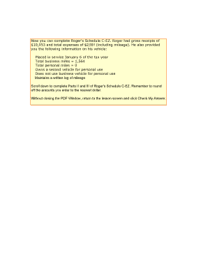 Schedule C-EZ Form 1040