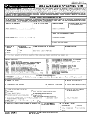 Child Care Subsidy Application Form