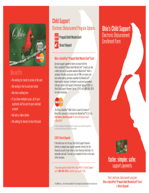 Ohio Child Support Payment Enrollment Form