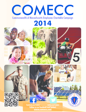 Commonwealth of Massachusetts Employees Charitable Campaign Pledge Form