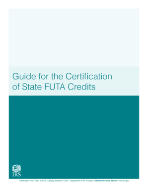 Guide for Certification of State FUTA Credits