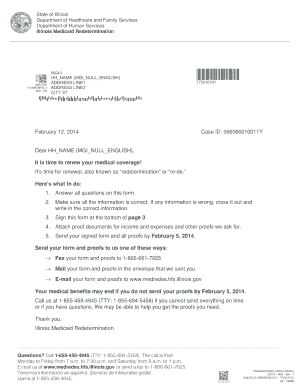 Illinois Medicaid Redetermination Form