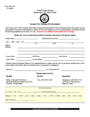 Consent For Release Of Information