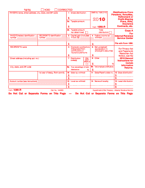 IRS Form 1099-R