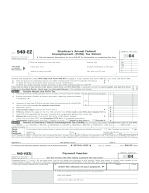 Form 940-EZ 2004