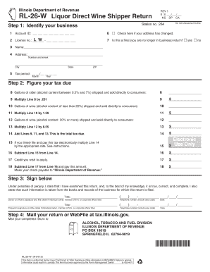 Illinois Liquor Direct Wine Shipper Return