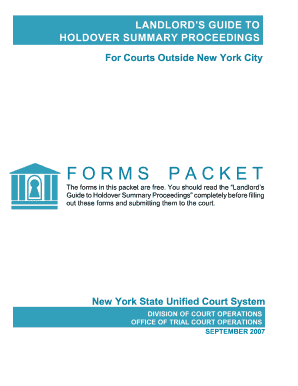 Landlord's Guide to Holdover Summary Proceedings