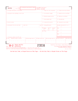 Form W-2 Wage and Tax Statement