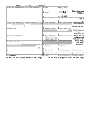 IRS Form 1099-MISC