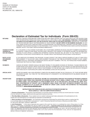 Delaware Form 200-ES