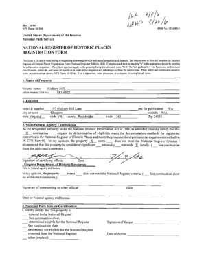National Register of Historic Places Registration Form