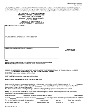Aircraft Security Agreement