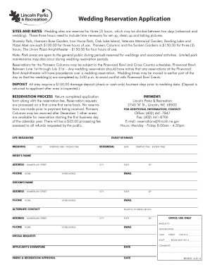 Wedding Reservation Application