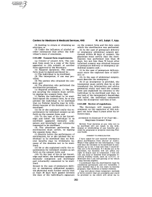 Sterilization Consent Form