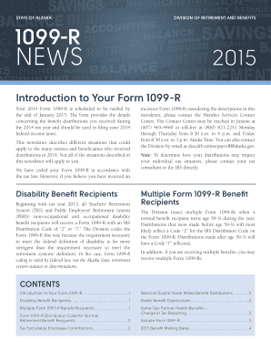Alaska 1099-R Tax Form