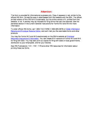 IRS Form W-3 Transmittal of Wage and Tax Statements