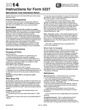 Form 5227 Instructions