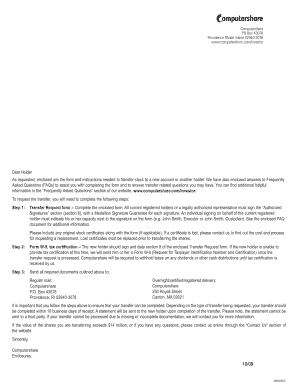 Stock Transfer Request Form