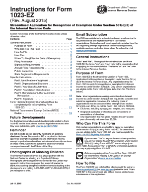 Form 1023-EZ