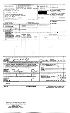 US Federal Travel Voucher Form