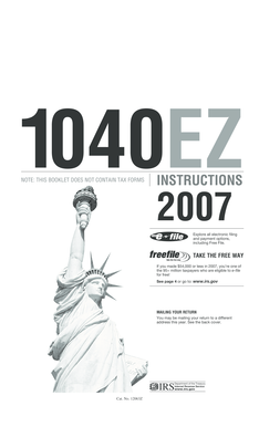 IRS Form 1040EZ Instructions