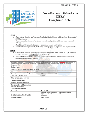 Davis-Bacon Compliance Packet