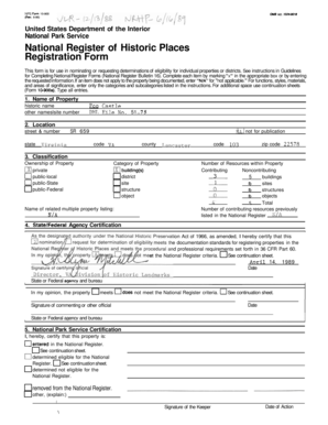 National Register of Historic Places Registration Form