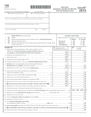 Kentucky Individual Income Tax Return