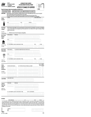 California DMV Change of Address Form