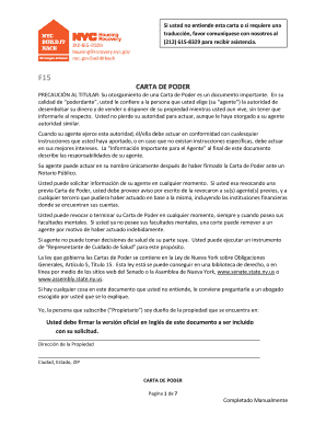 CARTA DE PODER