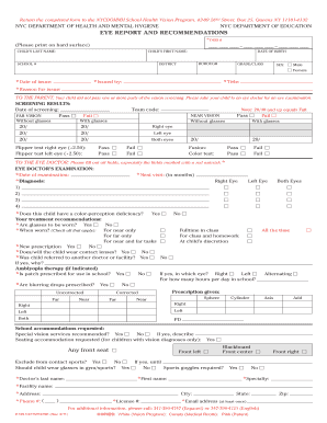 NYC School Health Vision Report