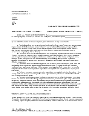 General Power of Attorney