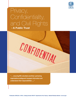 IRS Publication 4299 Privacy Guidelines