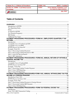 Virginia EFTPS Payment Processing Guide